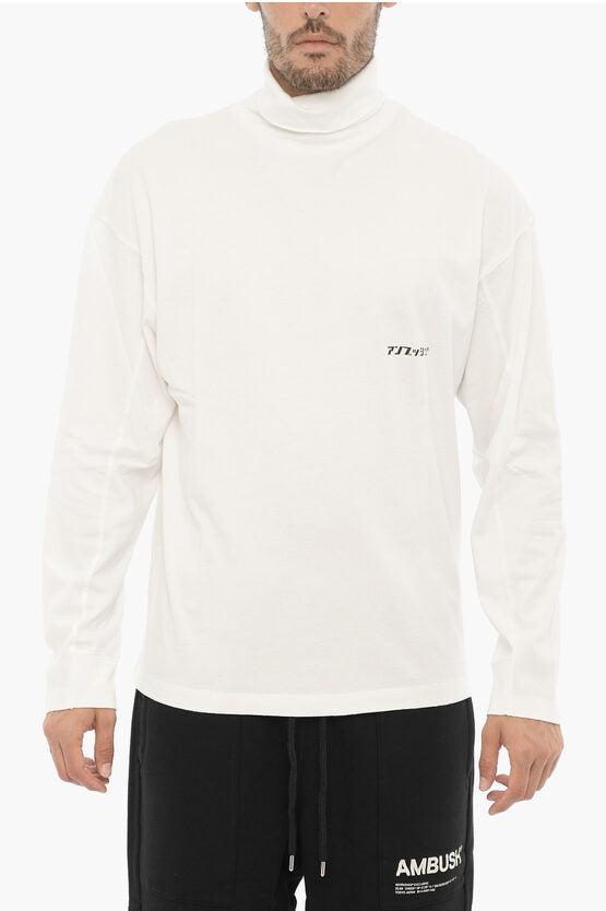 ロング スリーブ タートルネック Tシャツ