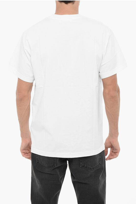 セット オブ 3 ソリッド カラー Tシャツ ウィズ エンブロイダード ロゴ