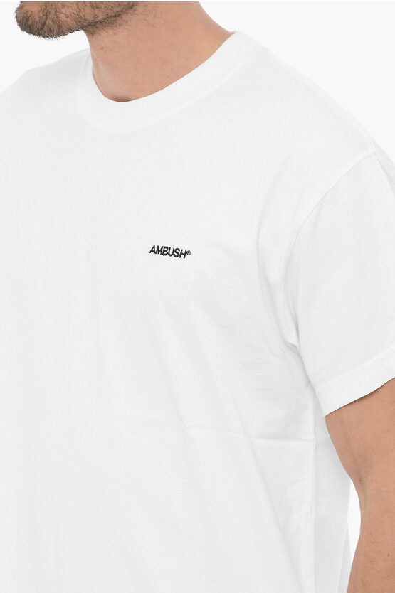 セット オブ 3 ソリッド カラー Tシャツ ウィズ エンブロイダード ロゴ