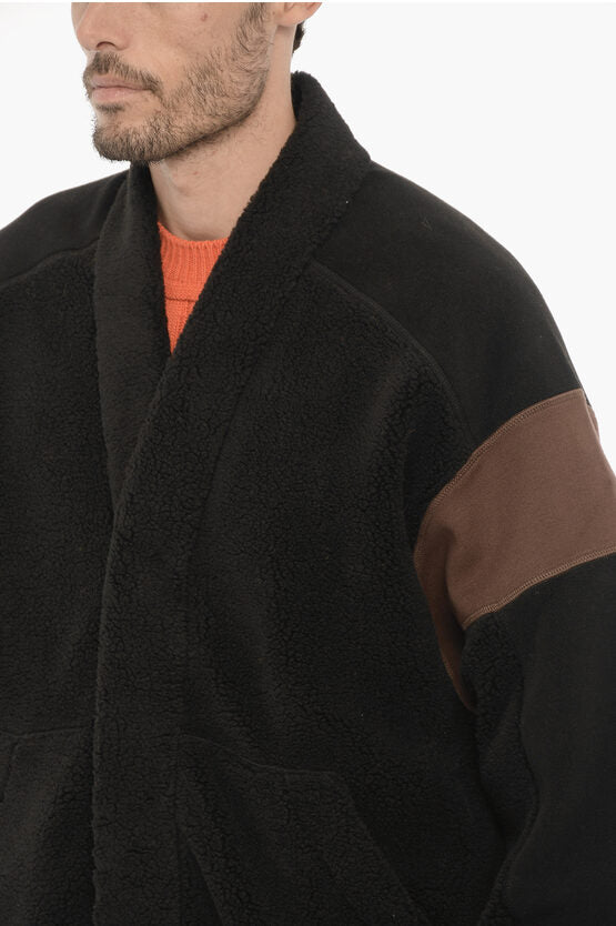 フリース ツートーン KIMONO スウェットシャツ