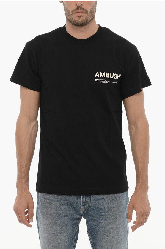 Ambush/アンブッシュ｜コットン ジャージ クルーネック Tシャツ