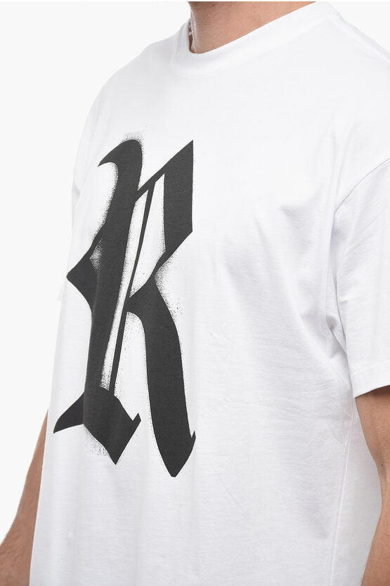 フロンタル マキシ モノグラム クルーネック Tシャツ