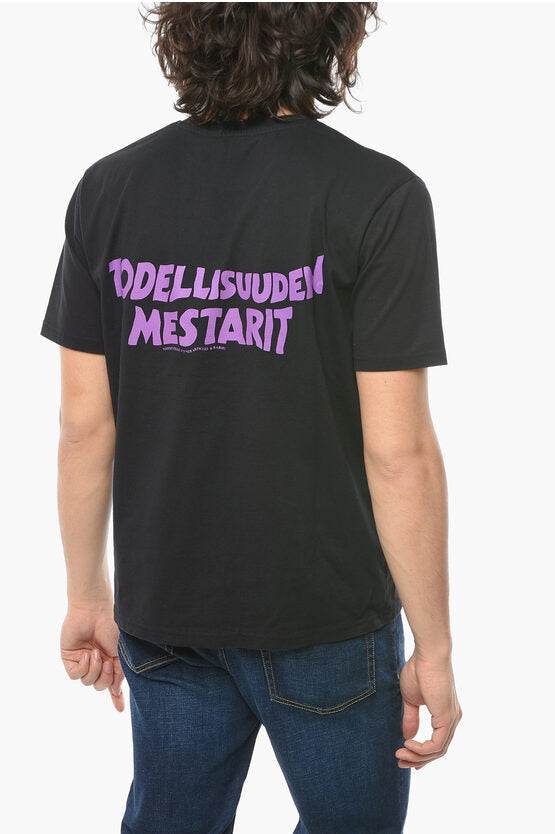 クルーネック Tシャツ ウィズ コントラスティング プリント