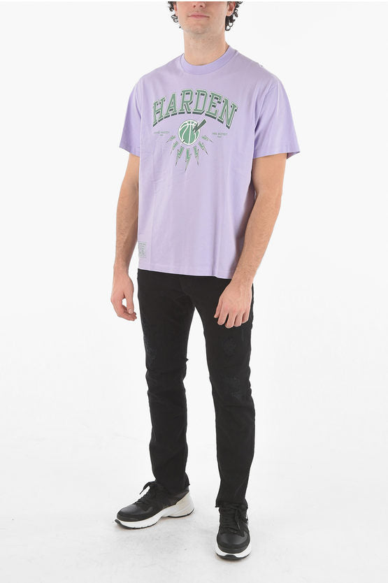 ジェームス ハーデン ニール バレッタ クルー ネック プリント ロゴ Tシャツ