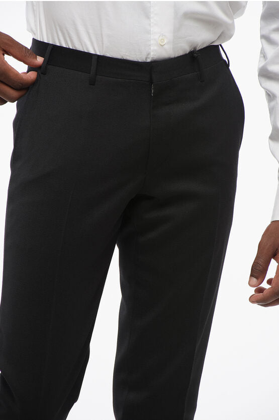 CC コレクション ツイル ウール ブレンド パンツ