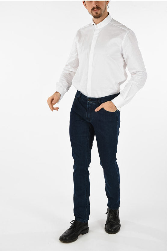 CC コレクション デニム ストレッチ ストレート フィット ジーンズ