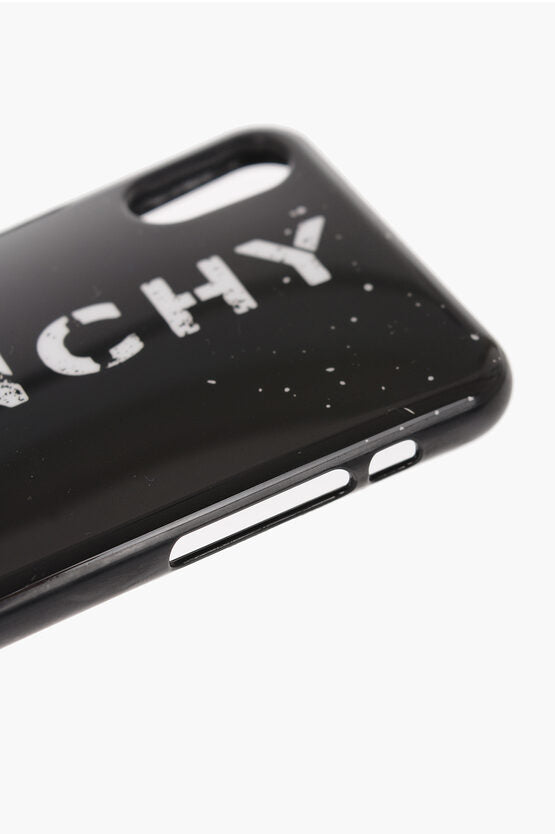 ソリッド カラー iPhone X ケース ウィズ プリント ロゴ