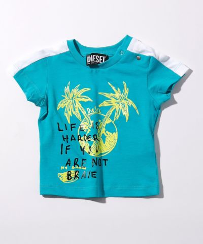 DIESEL(ディーゼル)Baby グラフィックデザイン半袖Tシャツカットソー