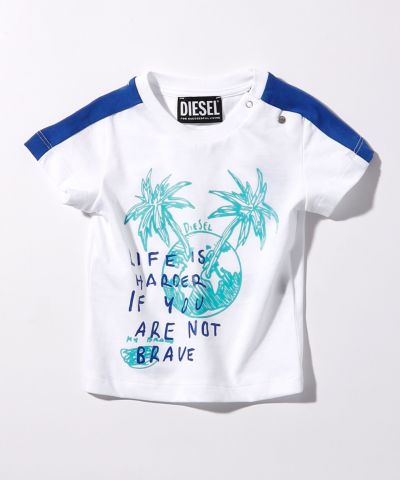 DIESEL(ディーゼル)Baby グラフィックデザイン半袖Tシャツカットソー