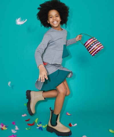 MARNI(マルニ)Kids & Junior 長袖ペプラムスウェットプルオーバー
