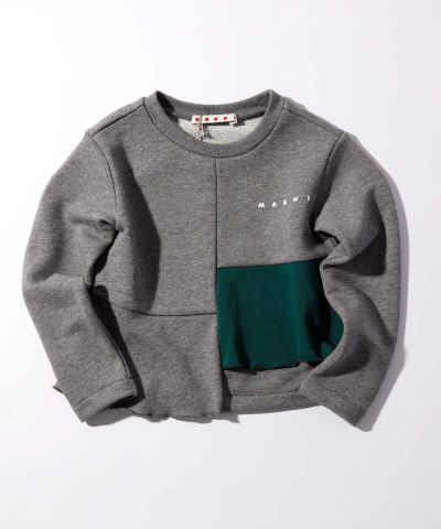 MARNI(マルニ)Kids & Junior 長袖ペプラムスウェットプルオーバー