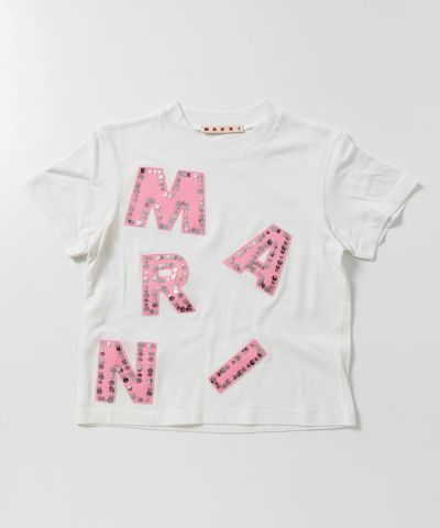 MARNI(マルニ)Kids & Junior ブランドロゴ半袖Tシャツカットソー