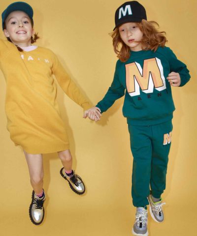 MARNI(マルニ)Kids & Junior ブランドロゴスウェットパンツ
