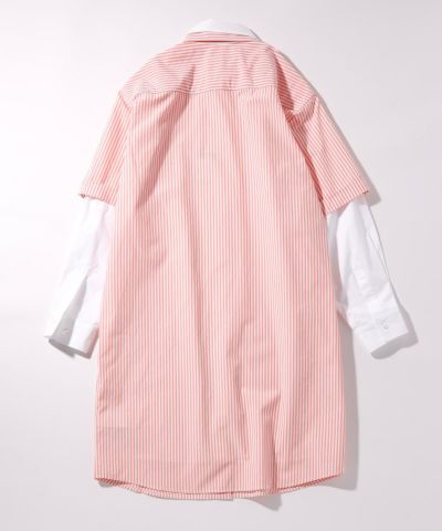 MM6 Maison Margiela(エムエム6 メゾン マルジェラ)Kids & Junior ブランドロゴ長袖シャツワンピース