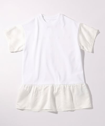 MM6 Maison Margiela(エムエム6 メゾン マルジェラ)Kids & Junior ブランドロゴ半袖ワンピース