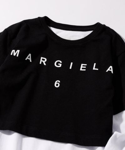 MM6 Maison Margiela(エムエム6 メゾン マルジェラ)Kids & Junior ブランドロゴ長袖ワンピース