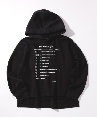 MM6 Maison Margiela(エムエム6 メゾン マルジェラ)Kids & Junior 長袖デザインフーディー