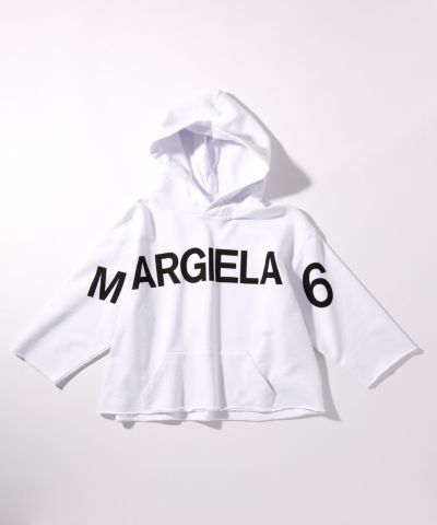 MM6 Maison Margiela(エムエム6 メゾン マルジェラ)Kids & Junior ブランドロゴ長袖フーディー