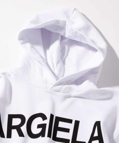 MM6 Maison Margiela(エムエム6 メゾン マルジェラ)Kids & Junior ブランドロゴ長袖フーディー