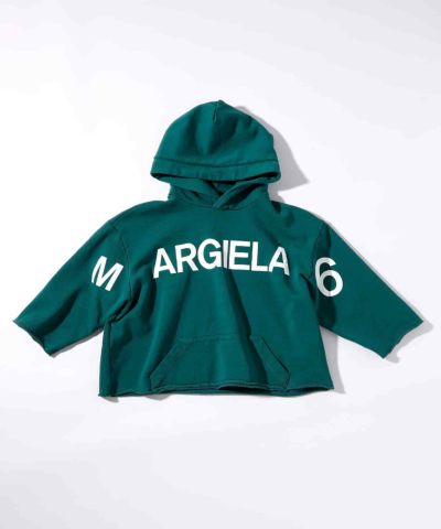 MM6 Maison Margiela(エムエム6 メゾン マルジェラ)Kids & Junior ブランドロゴ長袖フーディー