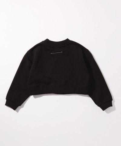 MM6 Maison Margiela(エムエム6 メゾン マルジェラ)Kids & Junior ブランドロゴ長袖スウェットプルオーバー