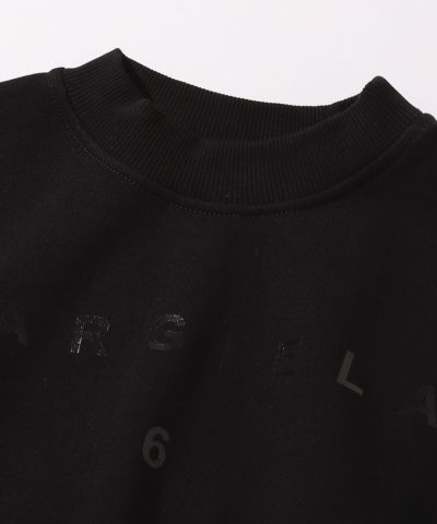 MM6 Maison Margiela(エムエム6 メゾン マルジェラ)Kids & Junior ブランドロゴ長袖スウェットプルオーバー