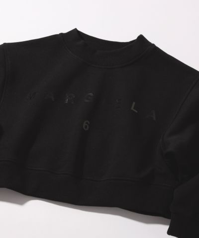 MM6 Maison Margiela(エムエム6 メゾン マルジェラ)Kids & Junior ブランドロゴ長袖スウェットプルオーバー