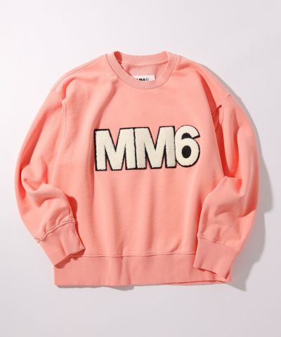 MM6 Maison Margiela(エムエム6 メゾン マルジェラ)Kids & Junior ブランドロゴ長袖スウェットプルオーバー