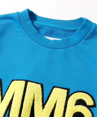 MM6 Maison Margiela(エムエム6 メゾン マルジェラ)Kids & Junior ブランドロゴ長袖スウェットプルオーバー