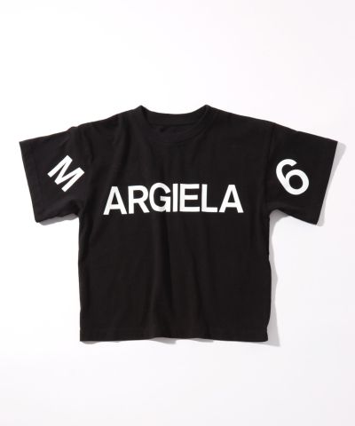 MM6 Maison Margiela(エムエム6 メゾン マルジェラ)Kids & Junior ブランドロゴ半袖Tシャツカットソー