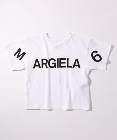 MM6 Maison Margiela(エムエム6 メゾン マルジェラ)Kids & Junior ブランドロゴ半袖Tシャツカットソー