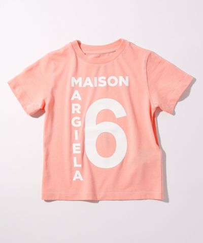 MM6 Maison Margiela(エムエム6 メゾン マルジェラ)Kids & Junior ブランドロゴ半袖Tシャツカットソー