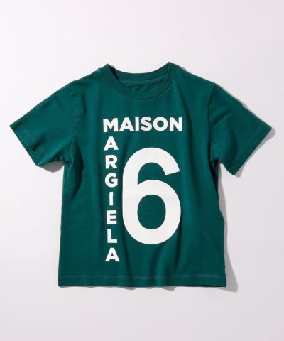 MM6 Maison Margiela(エムエム6 メゾン マルジェラ)Kids & Junior ブランドロゴ半袖Tシャツカットソー