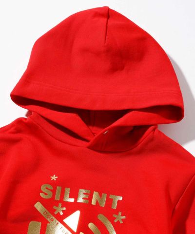 DIESEL(ディーゼル)Kids & Junior ブランドロゴブリント長袖パーカーオーバーフーディー