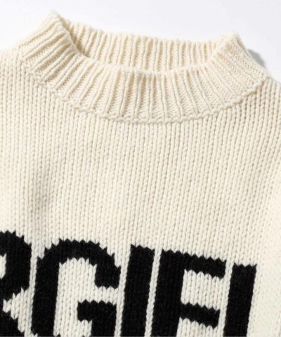 MM6 Maison Margiela(エムエム6 メゾン マルジェラ)Kids & Junior ブランドロゴ長袖ニットワンピース
