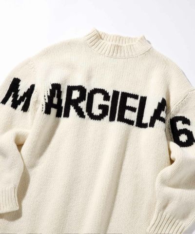 MM6 Maison Margiela(エムエム6 メゾン マルジェラ)Kids & Junior ブランドロゴ長袖ニットワンピース