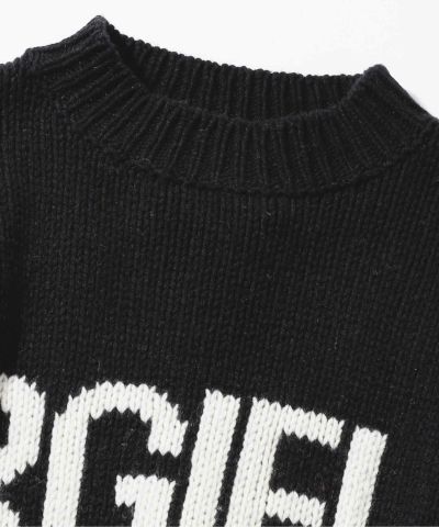 MM6 Maison Margiela(エムエム6 メゾン マルジェラ)Kids & Junior ブランドロゴ長袖ニットワンピース