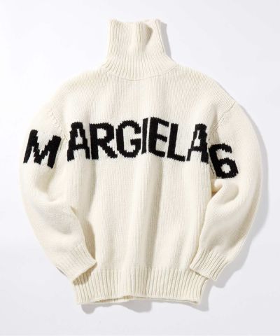 MM6 Maison Margiela(エムエム6 メゾン マルジェラ)Kids & Junior ブランドロゴ長袖タートルネックニット
