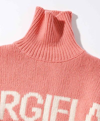 MM6 Maison Margiela(エムエム6 メゾン マルジェラ)Kids & Junior ブランドロゴ長袖タートルネックニット