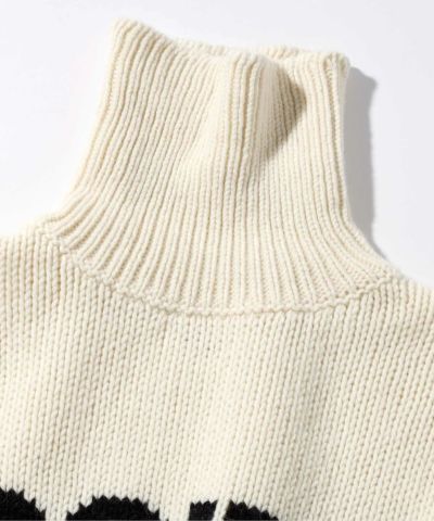 MM6 Maison Margiela(エムエム6 メゾン マルジェラ)Kids & Junior ブランドロゴ長袖タートルネックニット