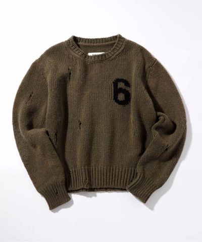 MM6 Maison Margiela(エムエム6 メゾン マルジェラ)Kids & Junior ワンポイント長袖ニット