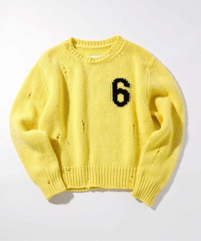 MM6 Maison Margiela(エムエム6 メゾン マルジェラ)Kids & Junior ワンポイント長袖ニット