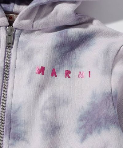 MARNI(マルニ)Kids & Junior タイダイ柄ジップアップフーディー