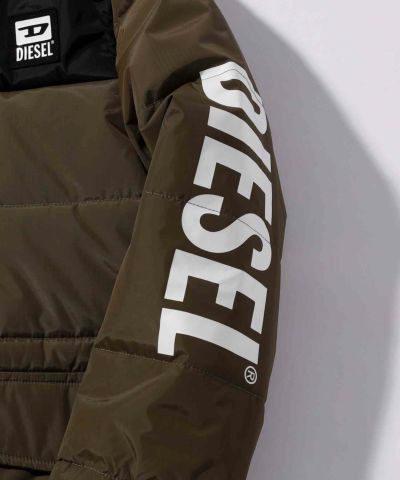 DIESEL(ディーゼル)Kids & Junior ブランドロゴベンチコートアウター