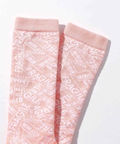 MM6 Maison Margiela(エムエム6 メゾン マルジェラ)Kids & Junior ブランドロゴ総柄ソックス靴下