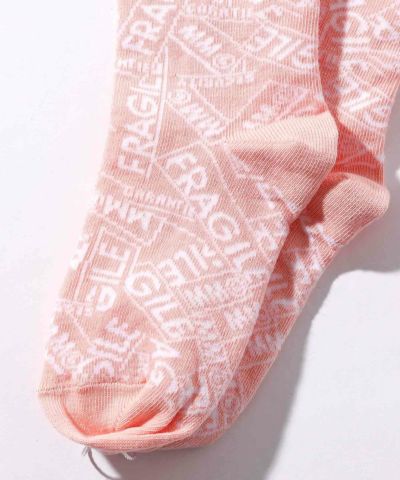 MM6 Maison Margiela(エムエム6 メゾン マルジェラ)Kids & Junior ブランドロゴ総柄ソックス靴下