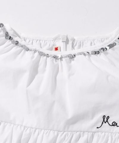 MARNI(マルニ)Kids & Junior 長袖切り替えペプラムシャツ
