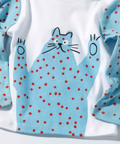 STELLA McCARTNEY(ステラマッカートニー)Baby アニマルセットアップ長袖スウェットロングパンツ