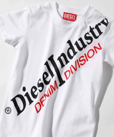 DIESEL(ディーゼル)Kids & Junior ブランドロゴ半袖Tシャツカットソー