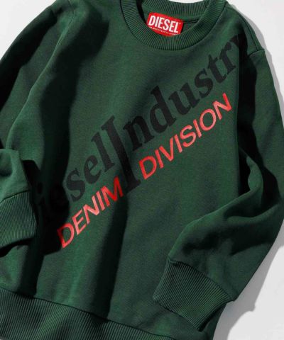 DIESEL(ディーゼル)Kids & Junior ブランドロゴ長袖スウェットプルオーバー